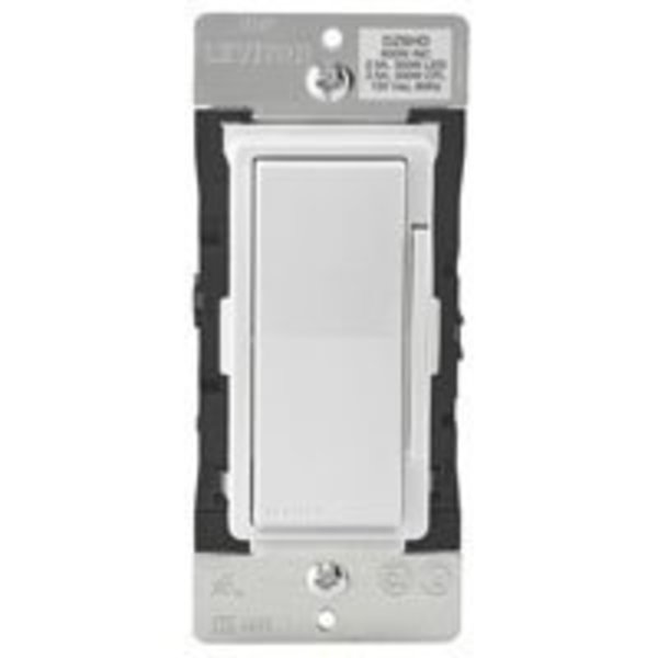 Leviton Leviton Decora Smart R51-DZ6HD-1RZ Dimmer, 1-Pole, 3-Way, 120 V, Light Almond/White R52-DZ6HD-2RW